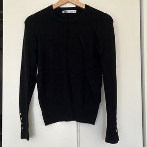 Black sweater Zara